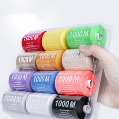 Polyester 500 1000M Sewing Machine Thread Multicolor Sewing Thread