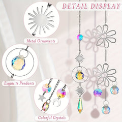 Crystal Suncatcher Hanging Garden Light Catcher Window Chandelier Pendant