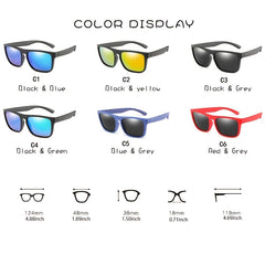 Boys Colorful Lens UV400 Sunglasses for Travel Eye Protection