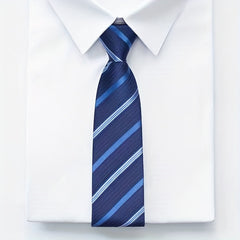 Men's Wide Business Suit Tie - Formal Work Marriage Students