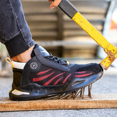 Steel Toe Work Safety Shoes Stab-resistant Industrial Construction Sneakers