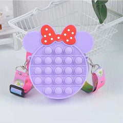 Girls Silicone Shoulder Bag Messenger Bag Coin Purse Wallet Children s Gift