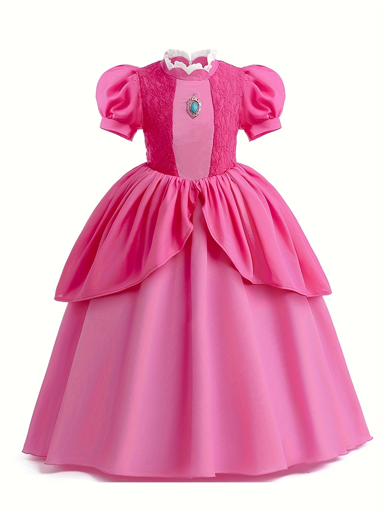 Girls Halloween Princess Fit and Flare Maxi Dress