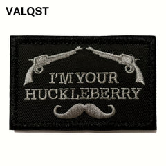 VALQST Huck Patch Embroidered Tactical Applique Morale Hook & Loop