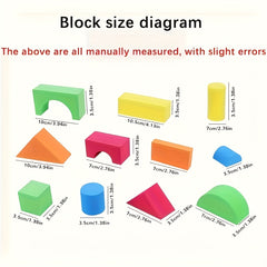 30pcs 46pcs Bubble Blocks Different Shapes Sizes Bright Colors Building Toy