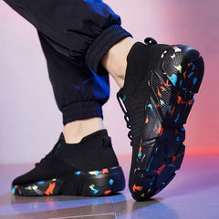 Breathable Flying Woven Sneakers for Women