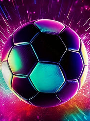 Colorful Football 3D Print T Shirt Tees For Kids Boys