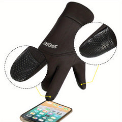 Windproof Warm Cycling Gloves Waterproof Touch Screen Gloves