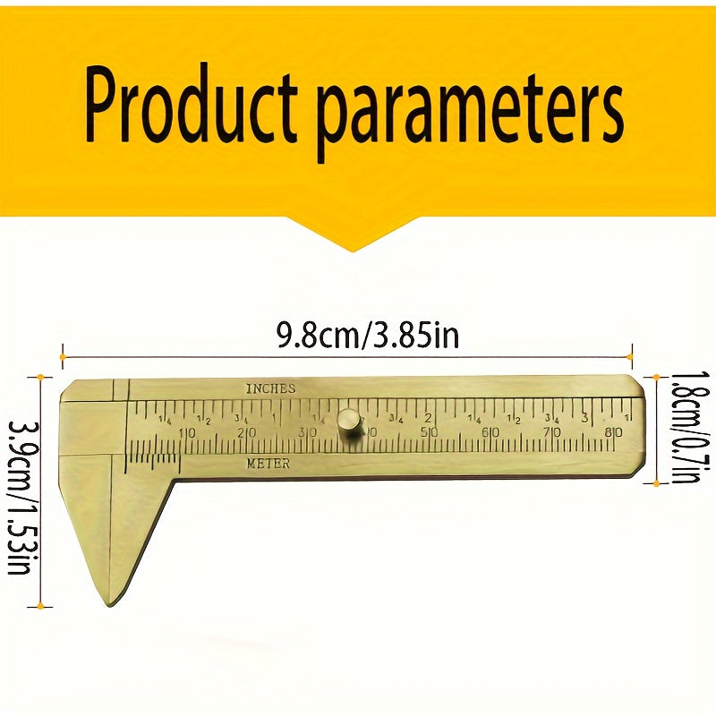 Brass Calipers with Pointed Tips