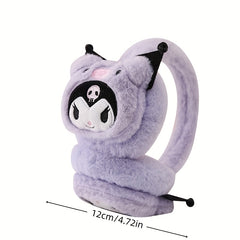 Kuromi Winter Earmuff Soft Ear Warmer Cartoon Stylish Outdoor Ear Cover