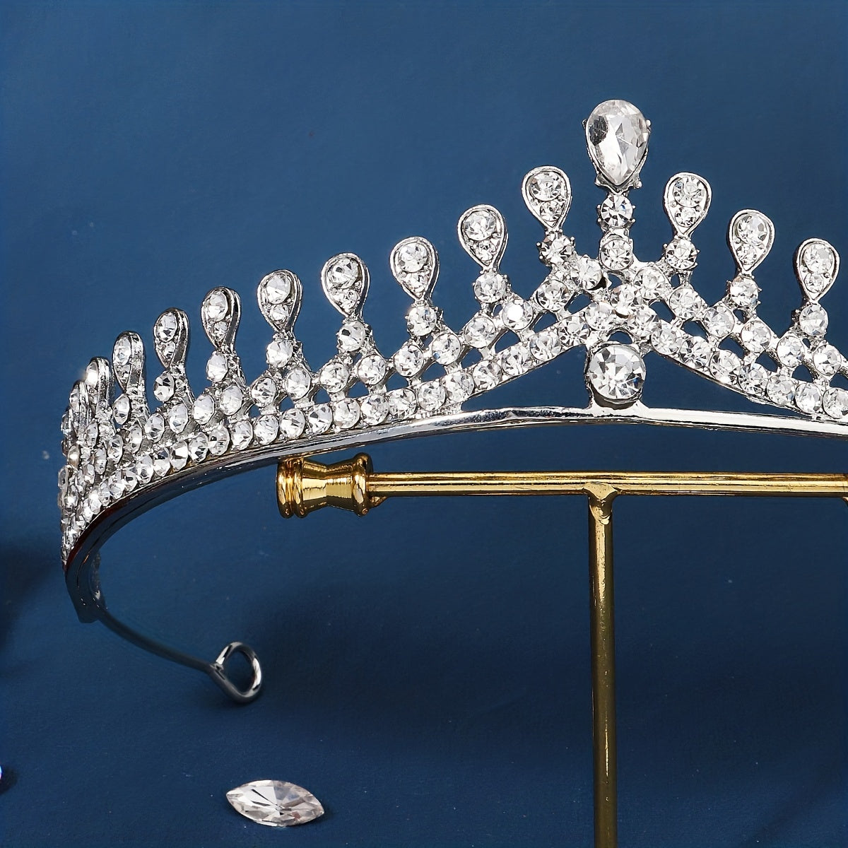 Rhinestone Headband Princess Crown Tiara Hair Accessories