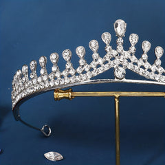 Rhinestone Headband Princess Crown Tiara Hair Accessories