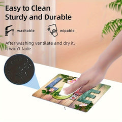 LOVE Letters Mouse Pad Washable Non Slip Rubber Base Mouse Pad