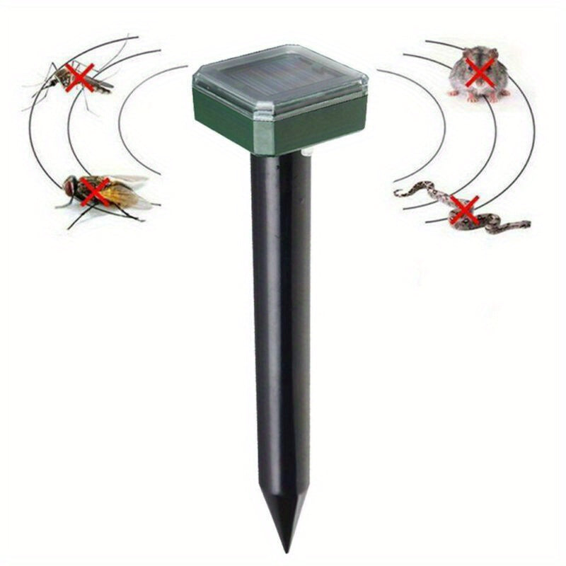 Solar Ultrasonic Mousetrap Snake Repellent Pest Control