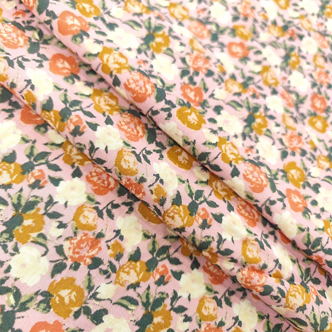 1yd Faux Cotton Fabric DIY Cloth Pants Dress Quilt Covering Fabric
