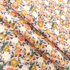 1yd Faux Cotton Fabric DIY Cloth Pants Dress Quilt Covering Fabric