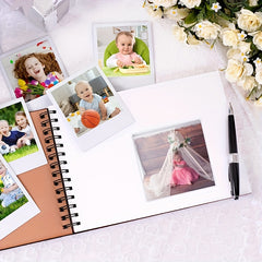 10pcs Transparent Adhesive Bags 9x9cm PVC Labels Business Cards Storage