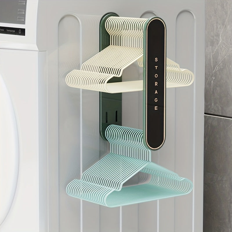 Retractable Clothes Hanger Rack Balcony Organizer