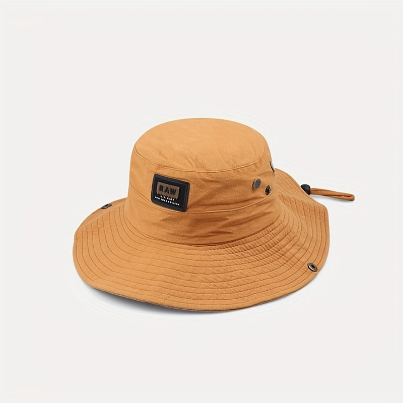 Wide Brim Soft Bucket Hat for Outdoor Sun Protection