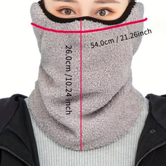 Winter Windproof Velvet Thermal Mask Female Neck Ear Protection