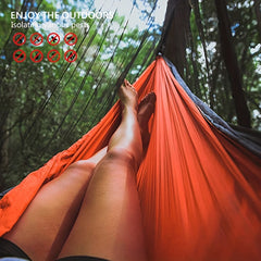Portable Hammock Bug Net with Zipper for Camping Travel