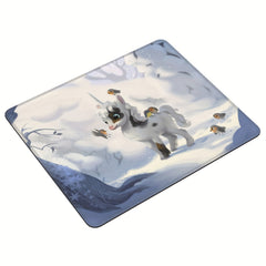 Small Horse Pattern Mouse Pad 20x24cm Home & Office Non-slip Rubber Gaming Mat