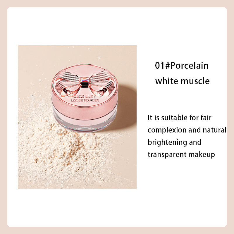 Silky Lightweight Setting Powder Brightening Skin Tone Natural Nude Makeup