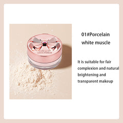 Silky Lightweight Setting Powder Brightening Skin Tone Natural Nude Makeup