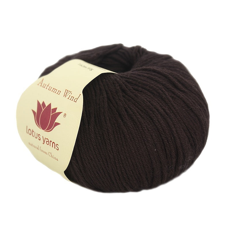 2pcs Fingering Weight Yarn 90% Cotton 10% Cashmere Blend for Hand Knitting Croch