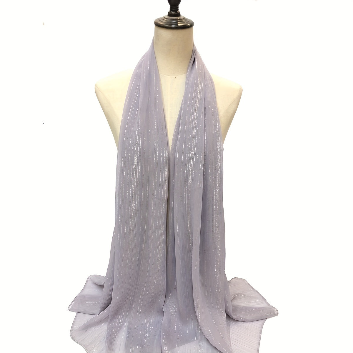 Solid Scarf Hijab Shawl Windproof Head Wraps Women's Turban