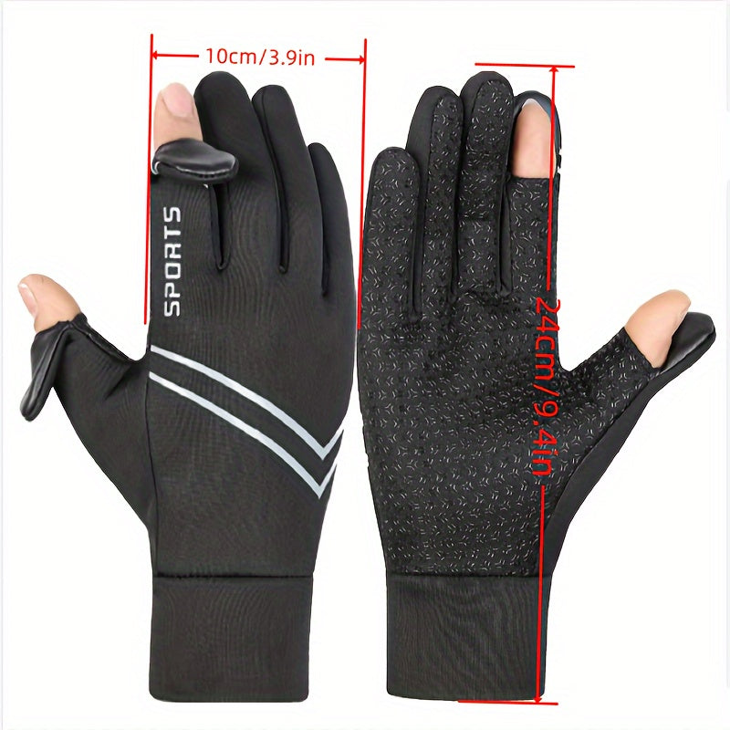 Winter Warm Touch Screen Gloves Anti Slip Cycling Gloves