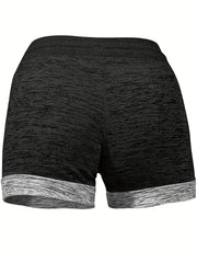 Butterfly Pattern Drawstring Shorts for Women