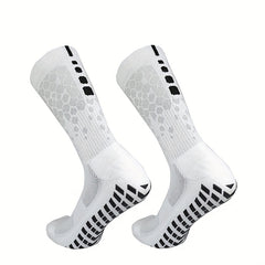 Breathable Sports Soccer Socks Compression Non-slip Silicone Outdoor Running