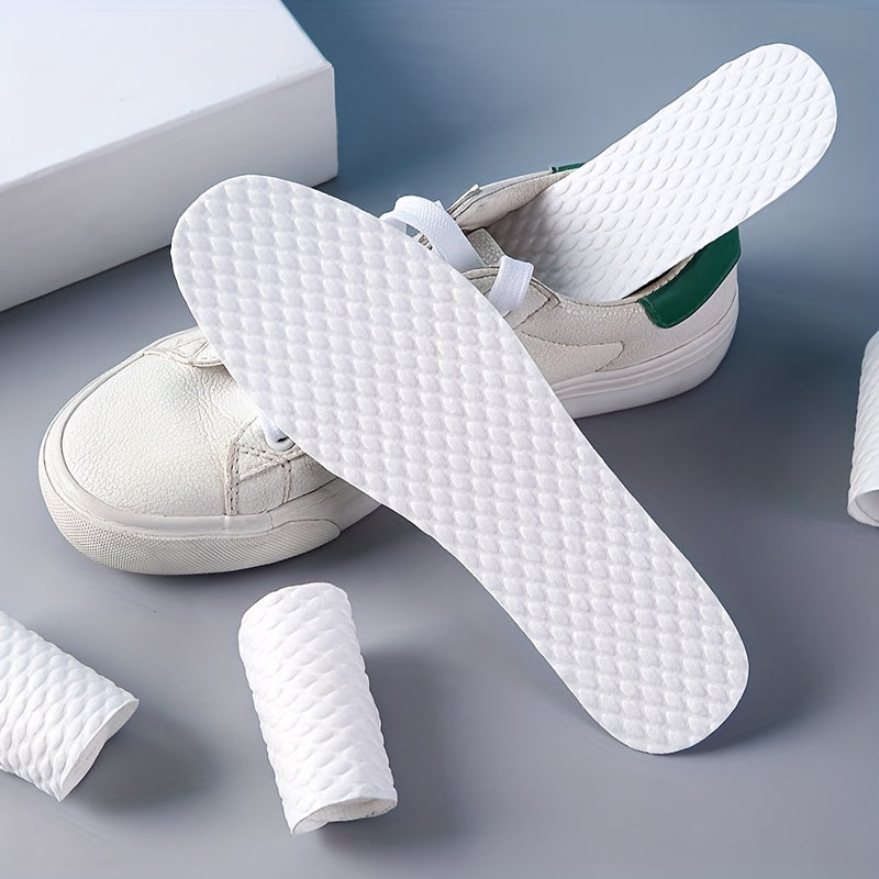 10 Pairs Disposable Wood Pulp Insoles for Men