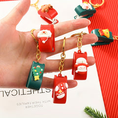 Christmas Mini Desktop Stapler Keychain