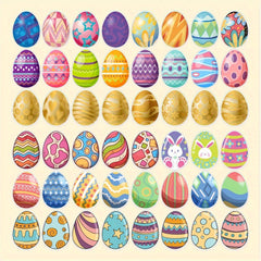 Easter Bunny Egg Stickers Phone Cup Notebook Stickers