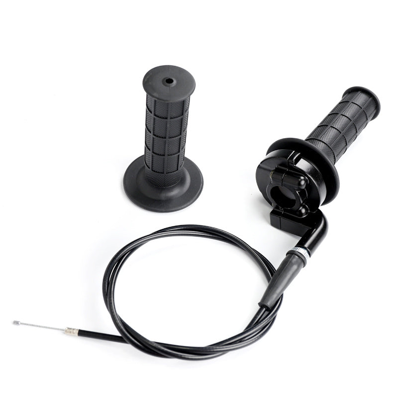 Motorcycle Throttle Grip Twist Hand Grip with Cable 22mm