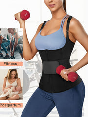 Women's Zipper Waist Trainer Body Shaper Tank