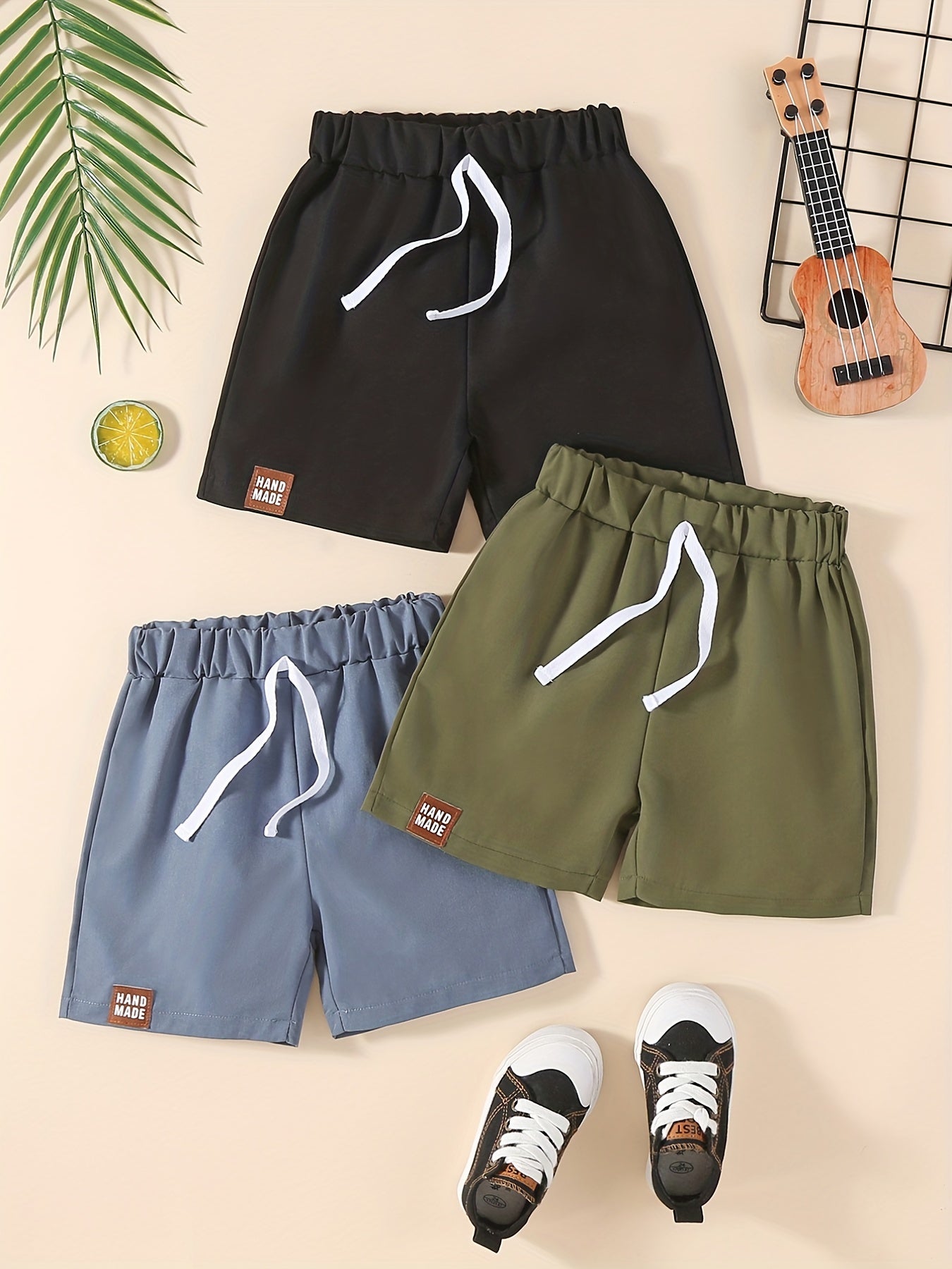 Boys Letter Pattern Comfortable Shorts for Summer Outdoor