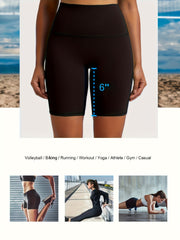 High Waist Sporty Shorts Slim Fit Butt Lifting Workout Short Women's