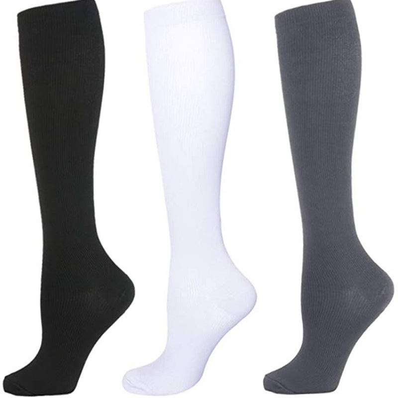 3 Pairs Compression Socks for Sports and Biking