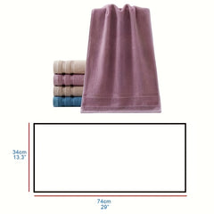4pcs Bamboo Cotton Face Towels Set Soft Quick Drying Highly Absorbent