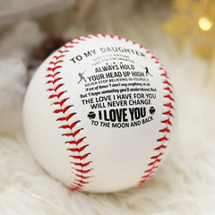 Personalized Baseball - Gift for Daughter - Size & Weight - Baseball Fan