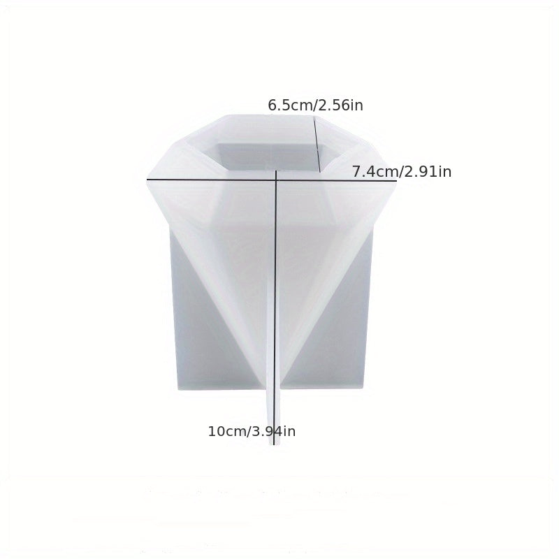Ring Holder Silicone Molds Epoxy Resin Cone Pyramid Silicone Resin Molds