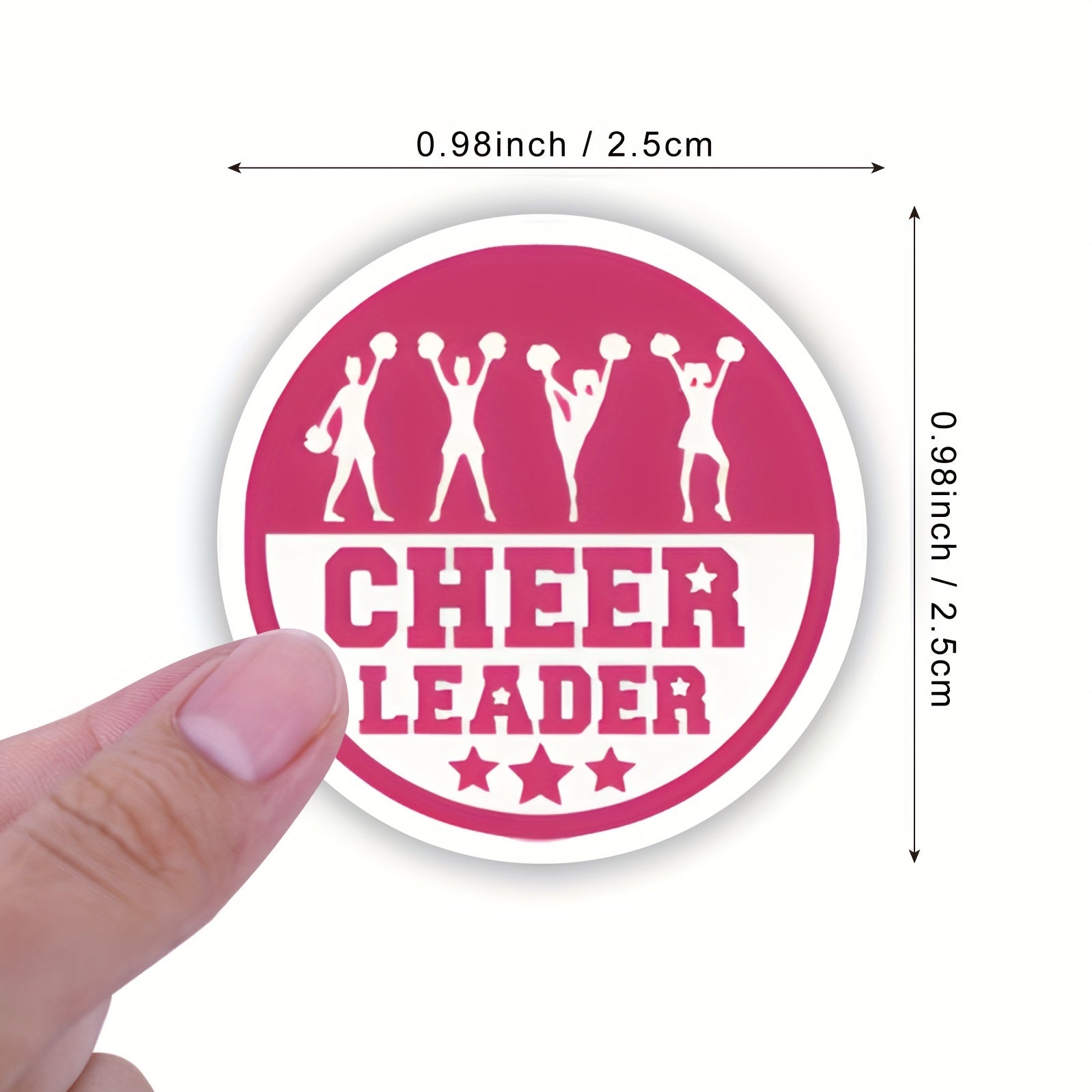 500pcs Colorful Cheer Waterproof Stickers for Scrapbook Journal