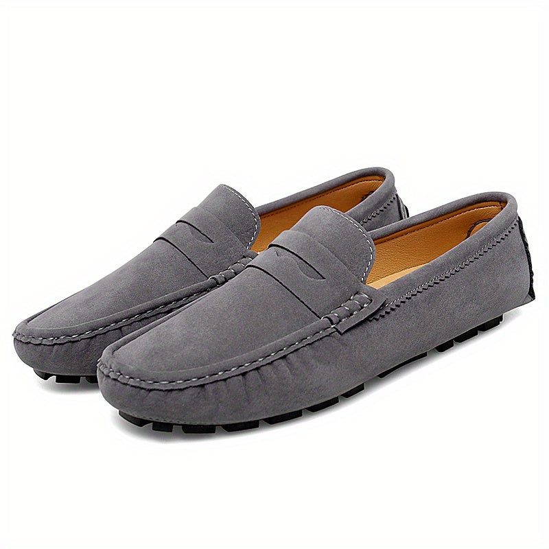 Men's Slip-On Loafers Outdoor Rubber Sole Shoes