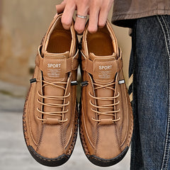 Men's Casual Lace-up Sneakers High-Top Walking Shoes
