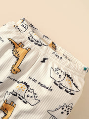 Baby Dinosaur Long Sleeve Top Trousers Loungewear Set