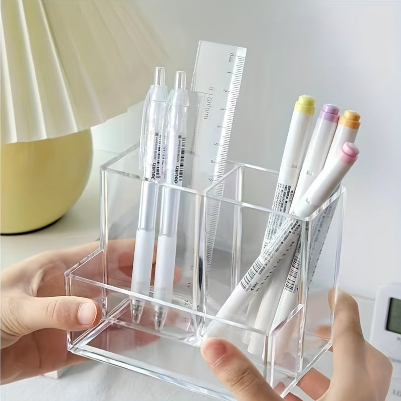 Acrylic Pen Holder Desk Organizer