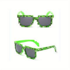 Mosaic Frame Sunglasses UV400 Square Glasses Beach Party Club